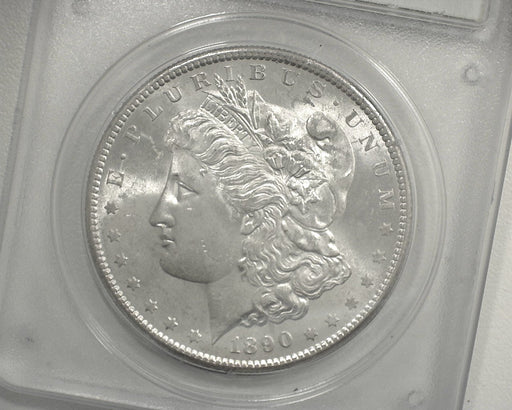 HS&C: 1890 S Morgan Dollar PCGS - MS-61 Coin