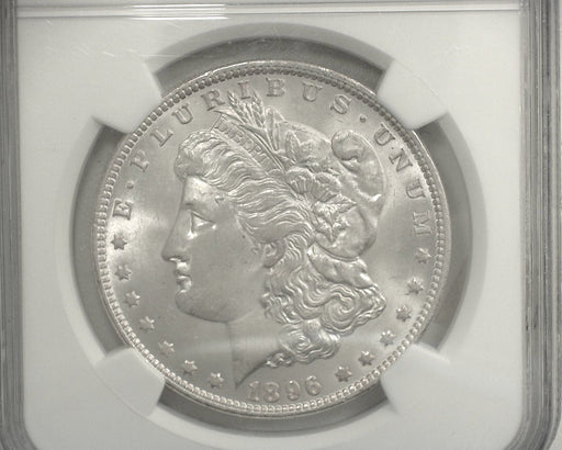 HS&C: 1896 Morgan Dollar NGC - MS-63 Coin