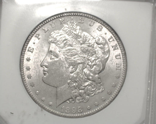 HS&C: 1898 S  Morgan Dollar PCI AU-58  Coin