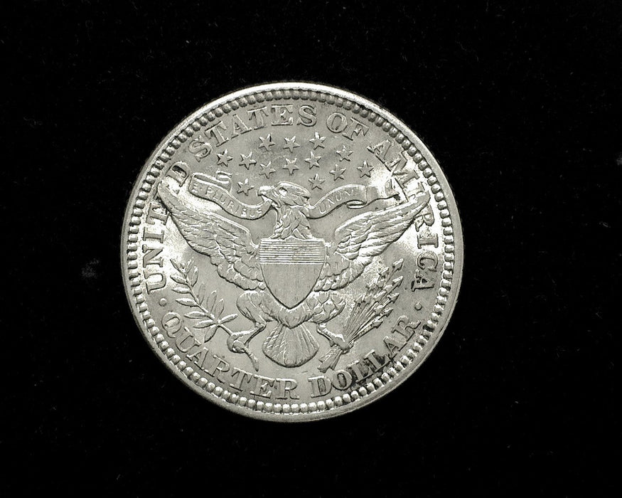 HS&C: 1915   Barber Quarter AU-58  Coin