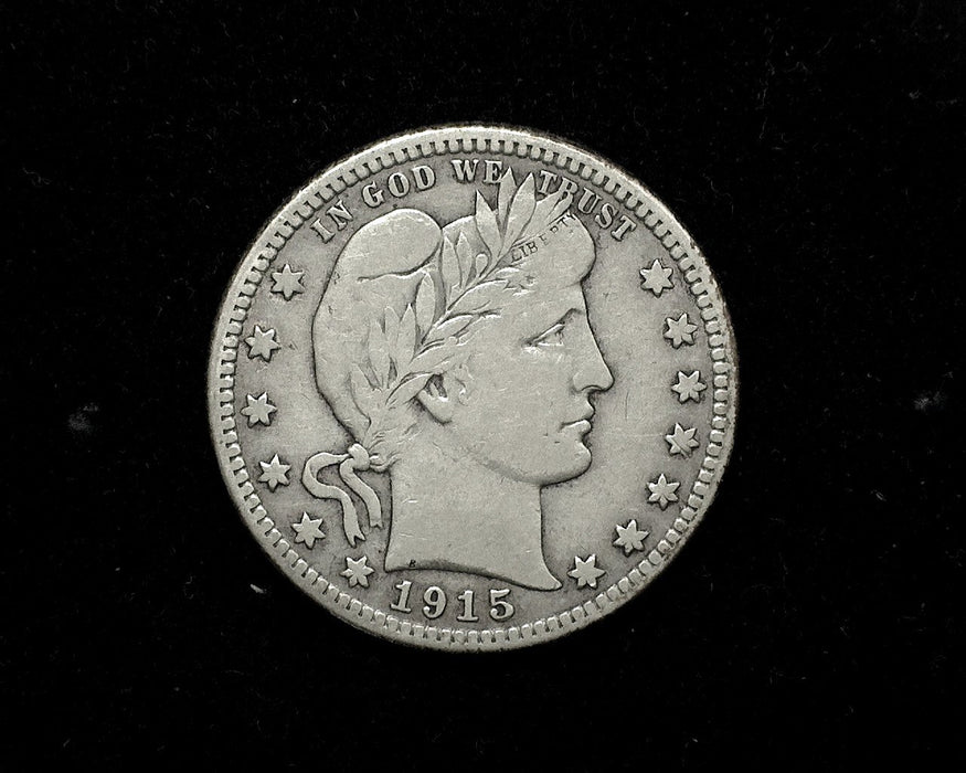 HS&C: 1915 D  Barber Quarter F  Coin