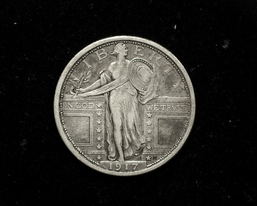 HS&C: 1917  TY1 Standing Liberty Quarter VF  Coin