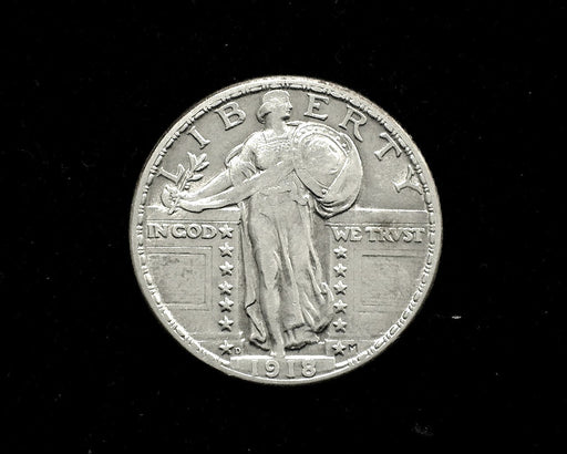 HS&C: 1918 D  Standing Liberty Quarter XF  Coin