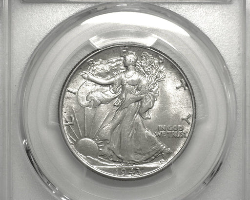 HS&C: 1943   Walking Liberty Half Dollar PCGS AU58+  Coin