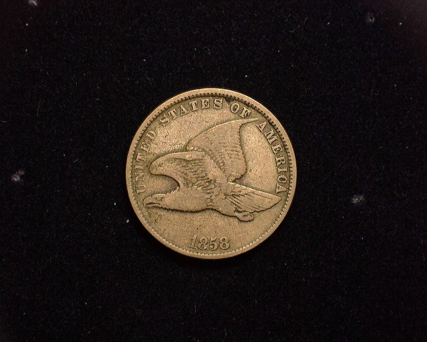 1858 Flying Eagle Penny/Cent F Small Letter.