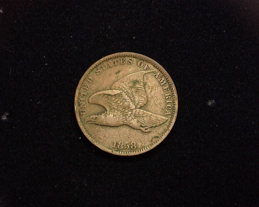 1858 Flying Eagle Penny/Cent VF Small Letter.