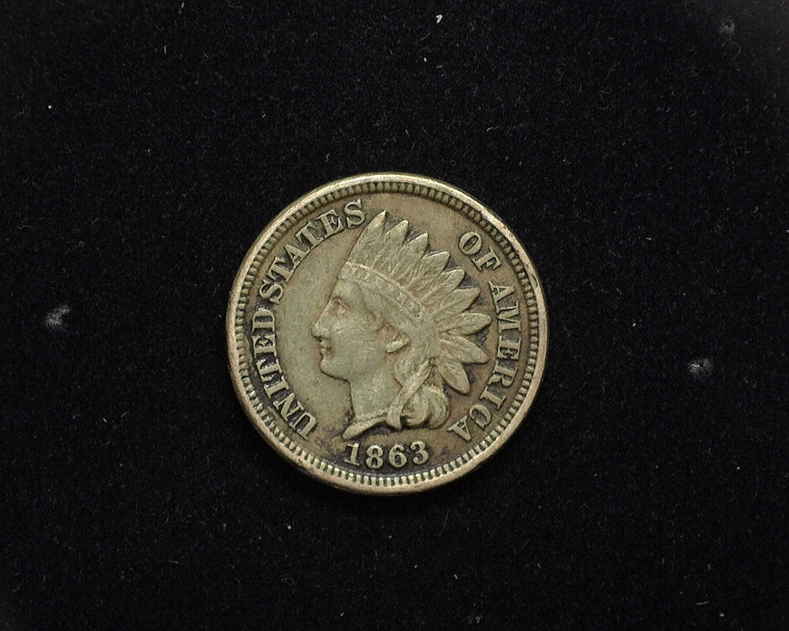 1863 Indian Head Penny/Cent VF/XF - US Coin
