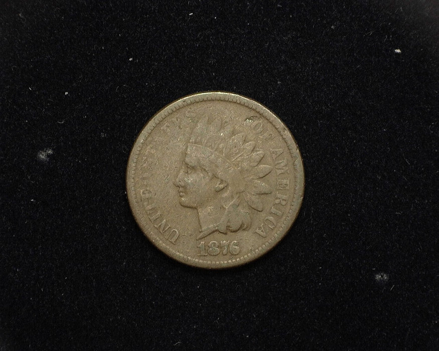 1876 Indian Head Penny/Cent VG - US Coin