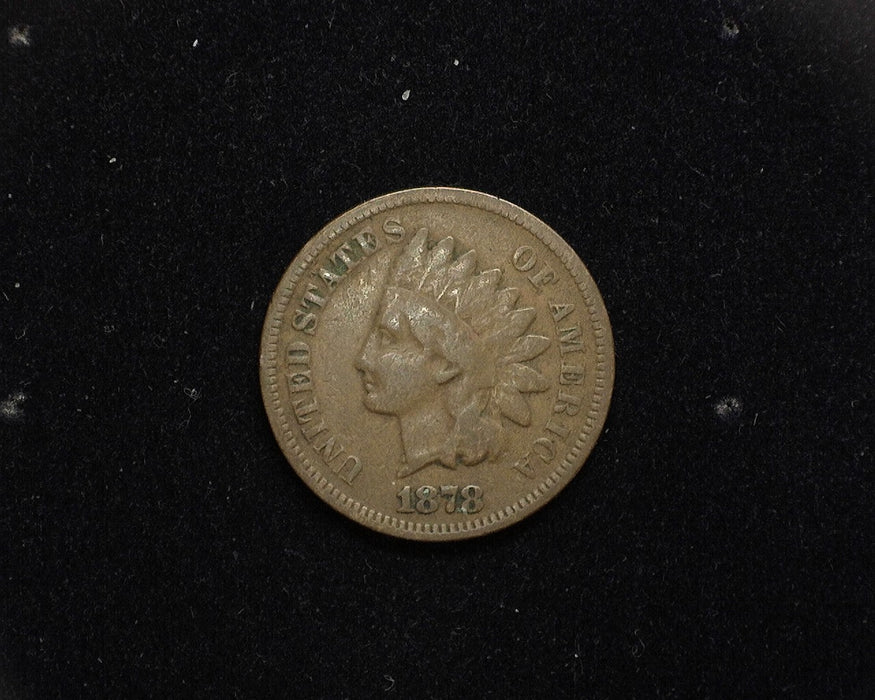 1878 Indian Head Penny/Cent VG - US Coin
