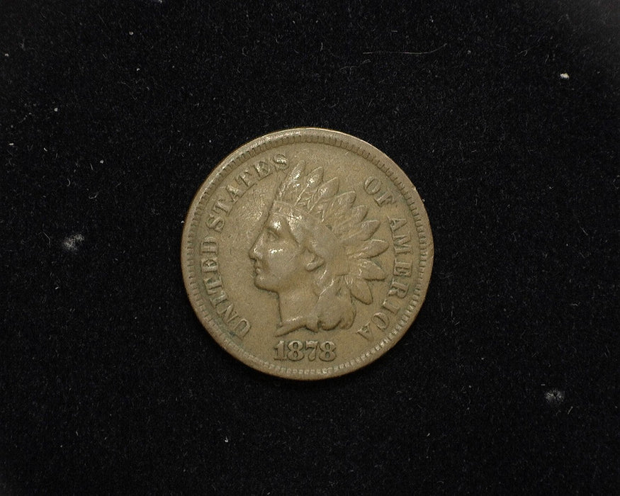 1878 Indian Head Penny/Cent VG/F - US Coin