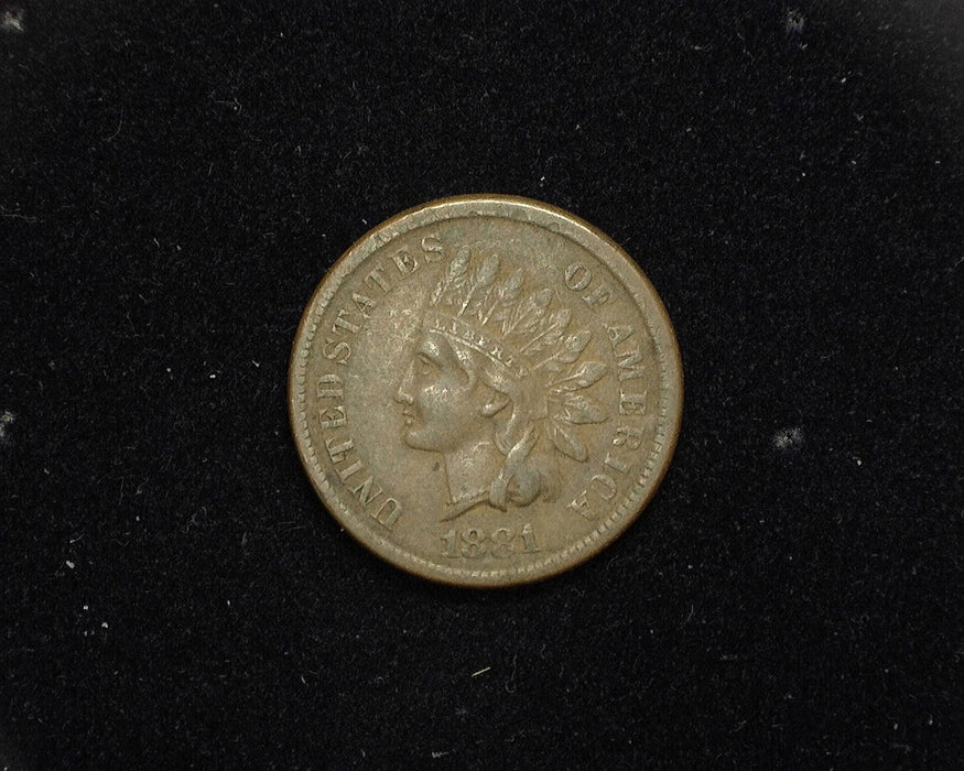 1881 Indian Head Penny/Cent VF - US Coin