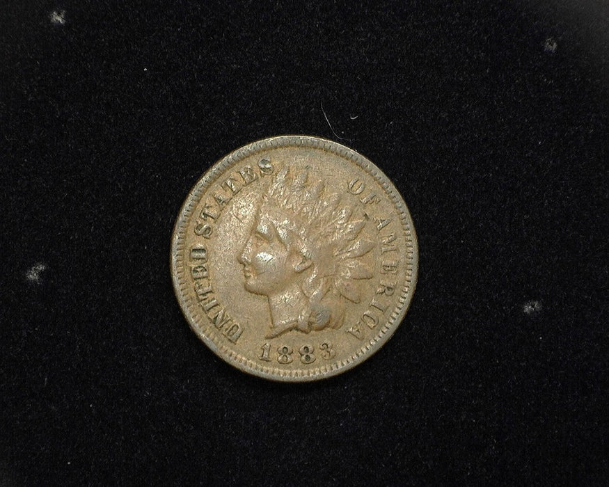 1883 Indian Head Penny/Cent F - US Coin
