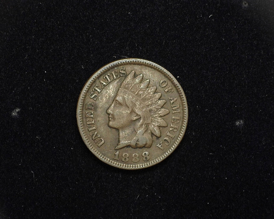 1888 Indian Head Penny/Cent F - US Coin