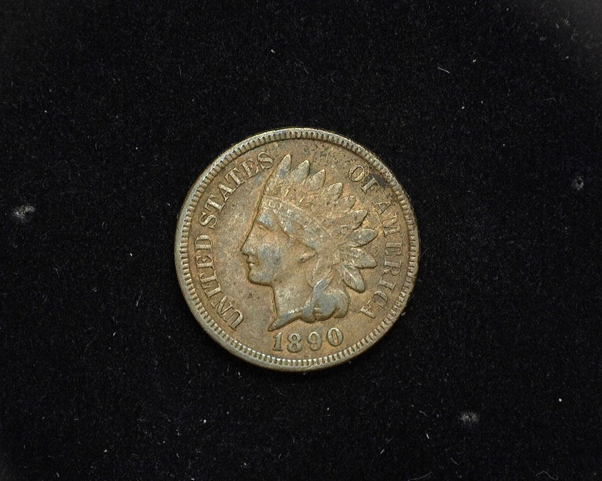 1890 Indian Head Penny/Cent F - US Coin