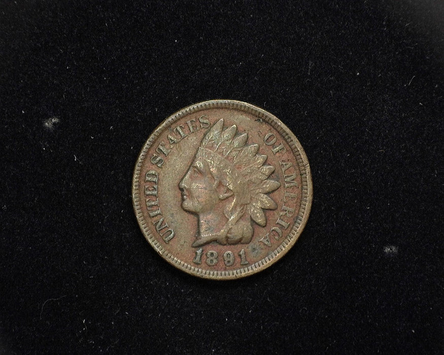 1891 Indian Head Penny/Cent VF - US Coin