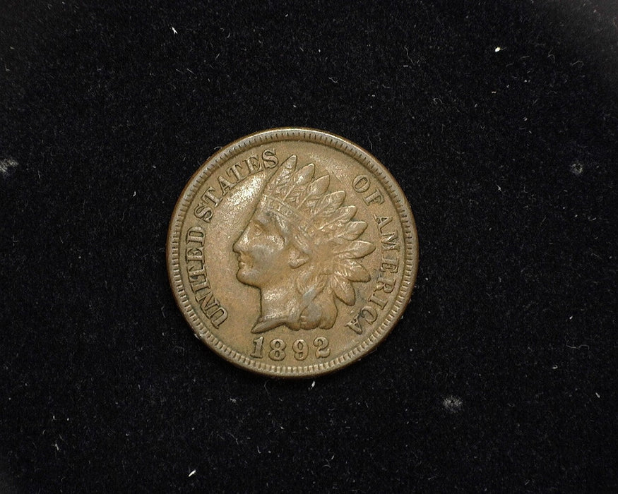 1892 Indian Head Penny/Cent VF/XF - US Coin