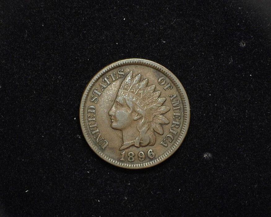 1896 Indian Head Penny/Cent VF - US Coin