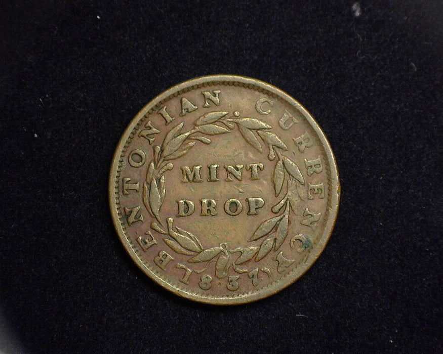 1838 Large Cent Matron Cent VF Loco Foco L55 HT63 - US Coin