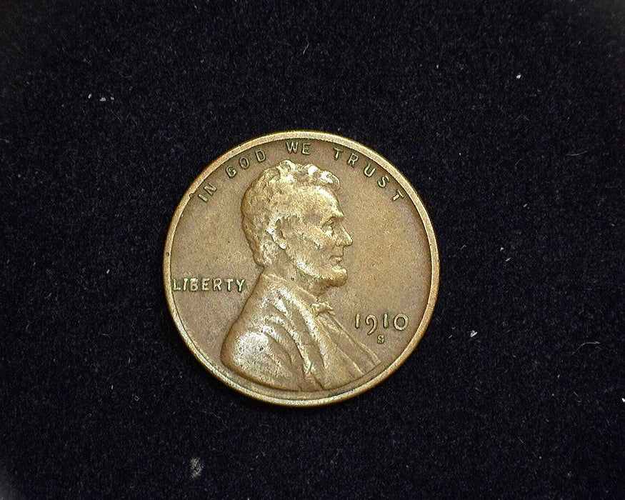 1910 S Lincoln Wheat Cent VF - US Coin