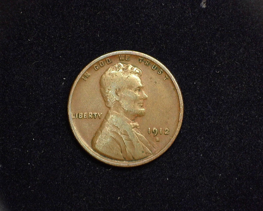 1912 S Lincoln Wheat Cent VG/F - US Coin