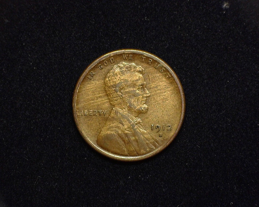 1912 S Lincoln Wheat Cent VF - US Coin