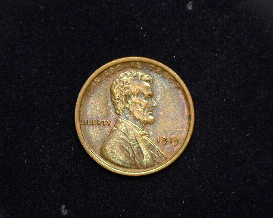 1919 Lincoln Wheat Cent AU - US Coin