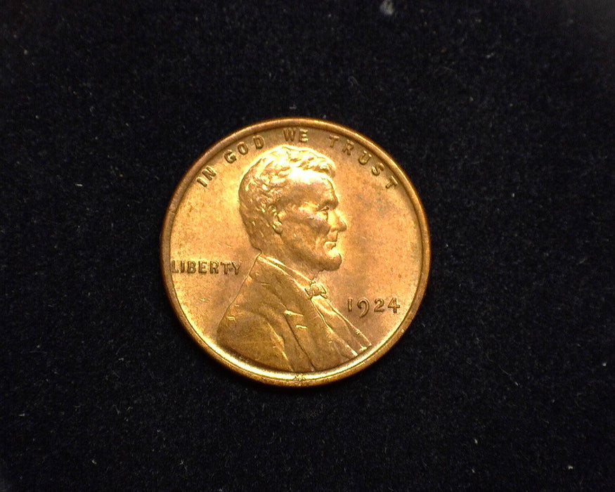 1924 Lincoln Wheat Cent BU MS63 - US Coin
