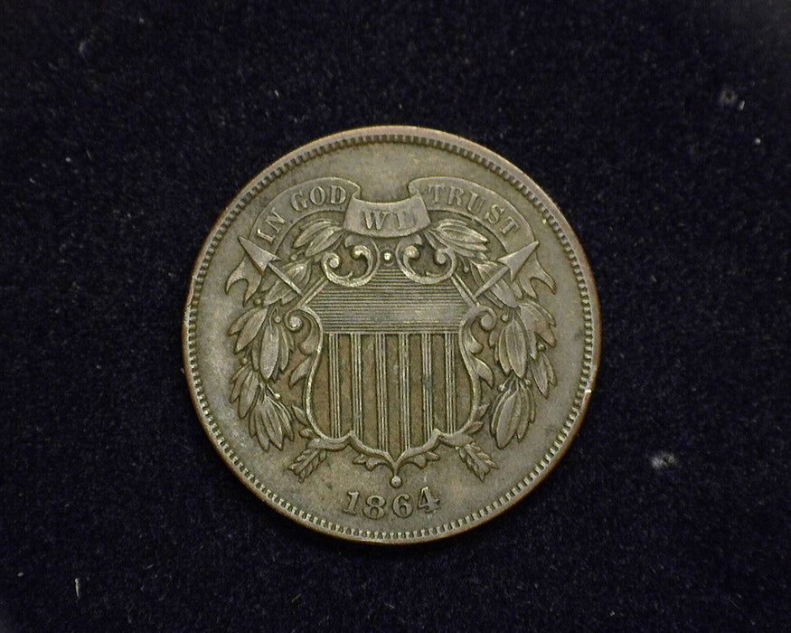 1864 Two Cent Piece Two Cent VF/XF - US Coin