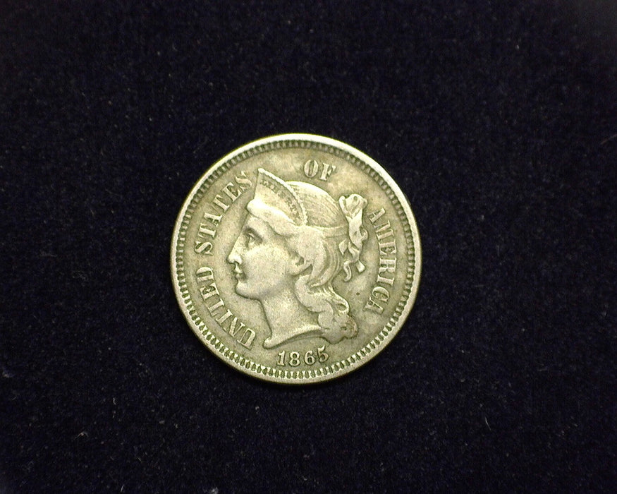 1865 Nickel Three Cent Nickel Three Cent VF - US Coin