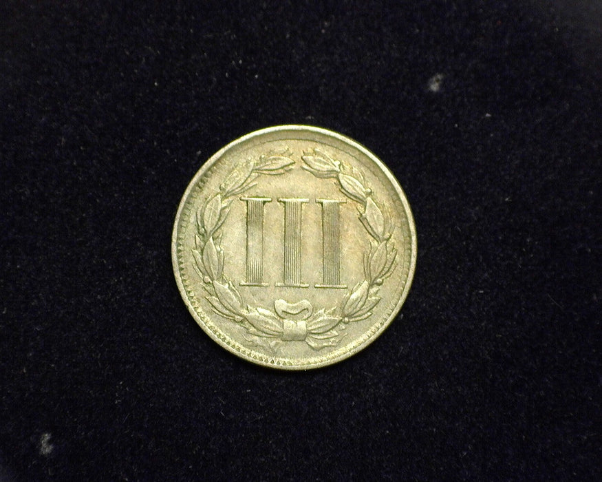 1867 Nickel Three Cent Nickel Three Cent F - US Coin