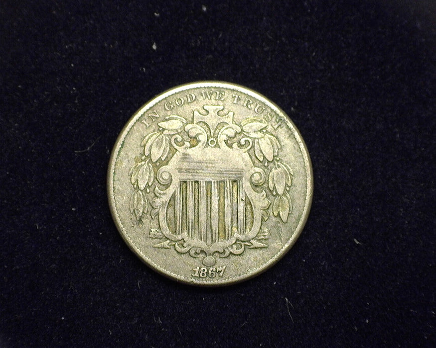 1867 Shield Nickel F - US Coin