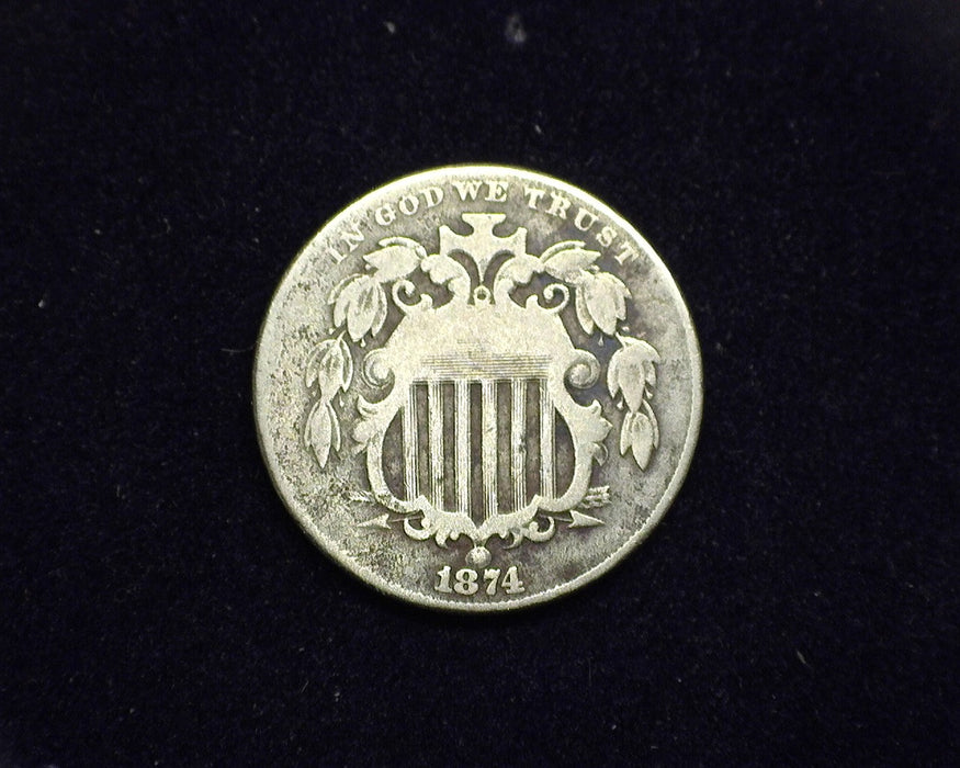 1874 Shield Nickel G - US Coin