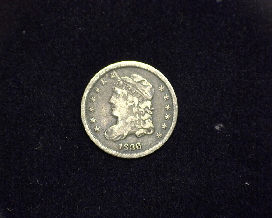 1836 Capped Bust Half Dime F - US Coin