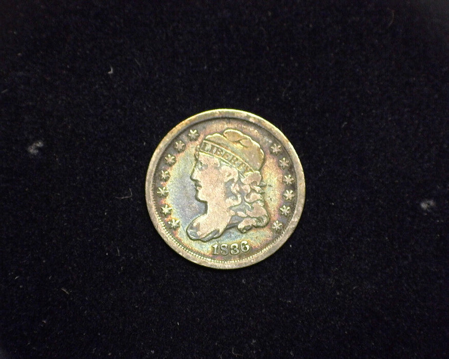 1836 Capped Bust Half Dime F - US Coin