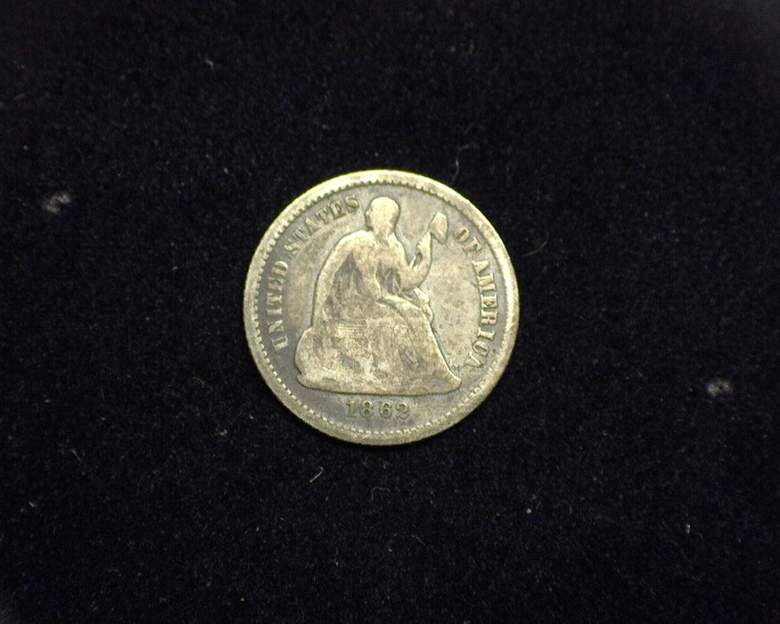 1862 Liberty Seated Half Dime G - US Coin