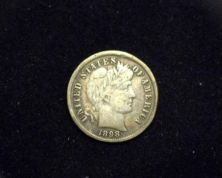 1898 Barber Dime F - US Coin