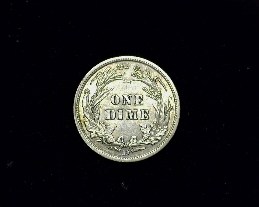 1906 D Barber Dime AU - US Coin