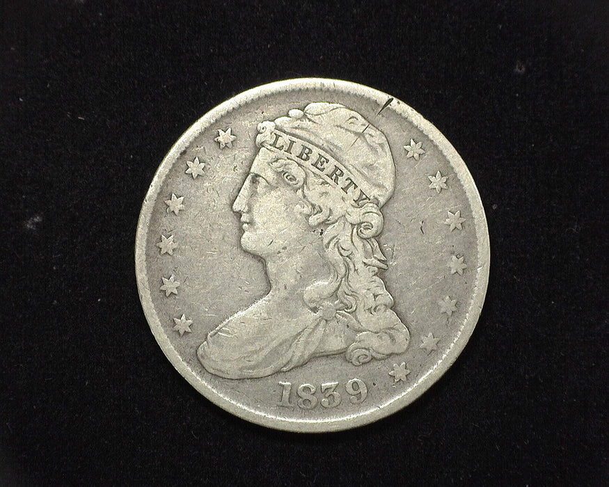 1839 Liberty Seated Half Dollar F - US Coin