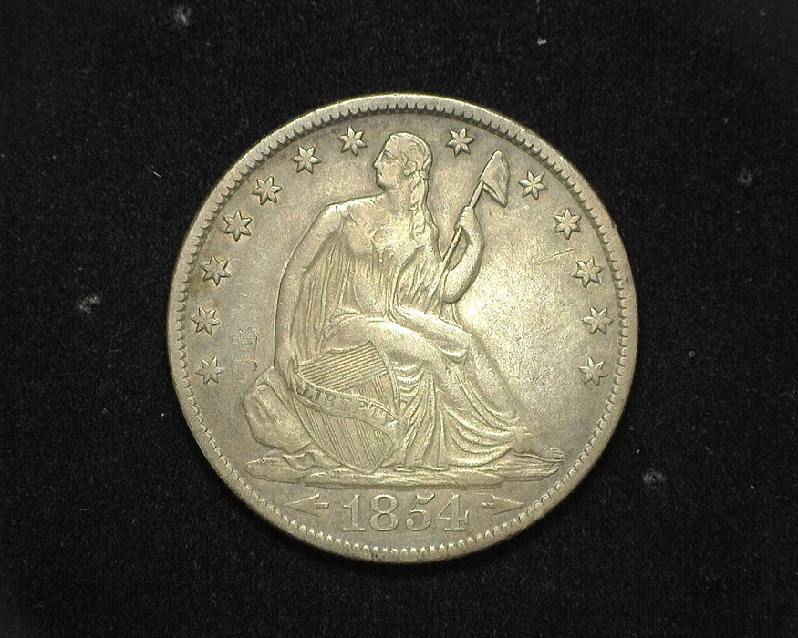 1854 O Liberty Seated Half Dollar XF - US Coin