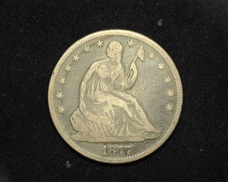 1877 Liberty Seated Half Dollar G/VG - US Coin
