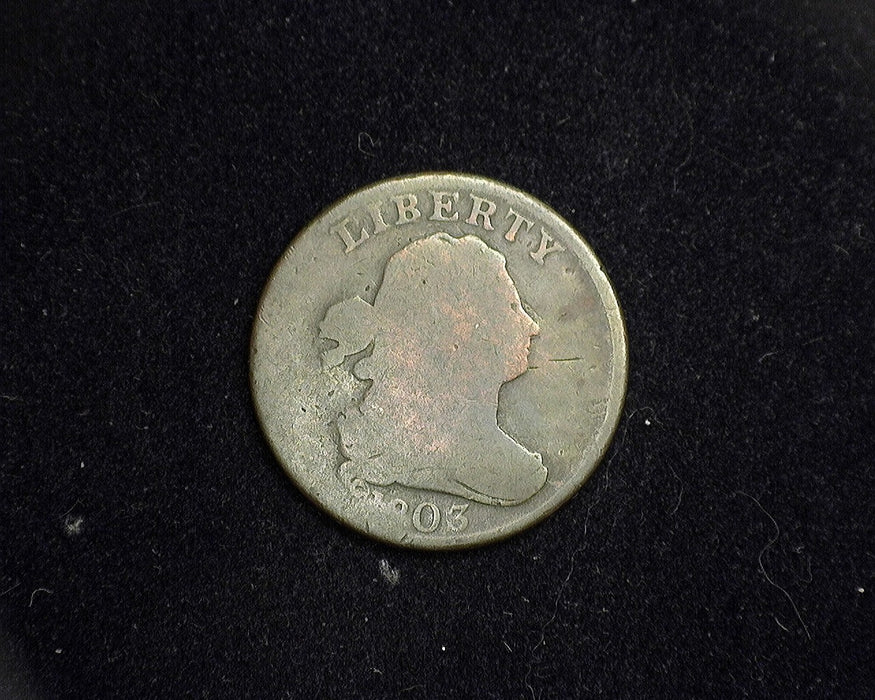 1803 Draped Bust Half Cent G - US Coin