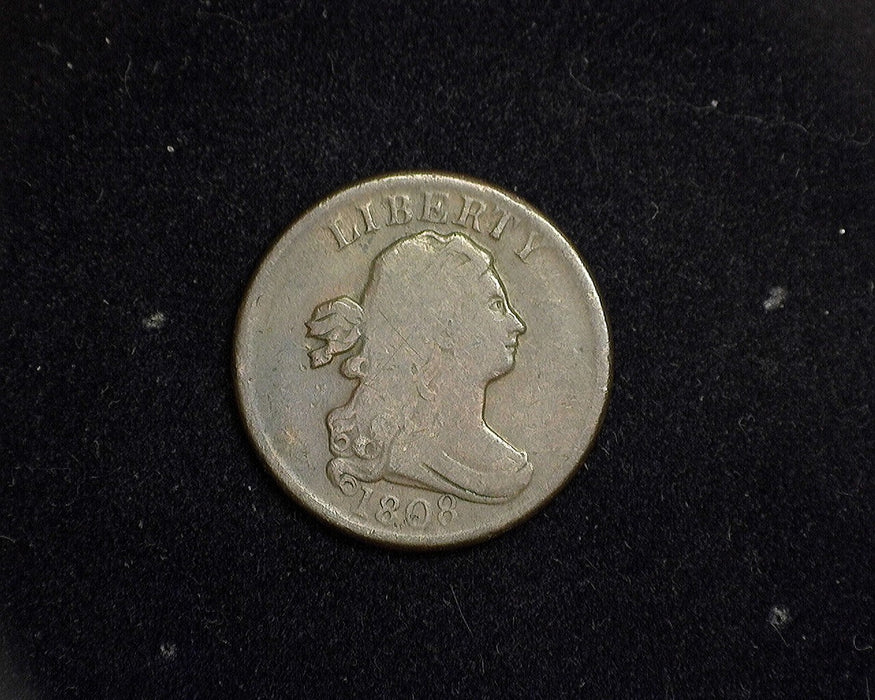 1808 Draped Bust Half Cent VG - US Coin
