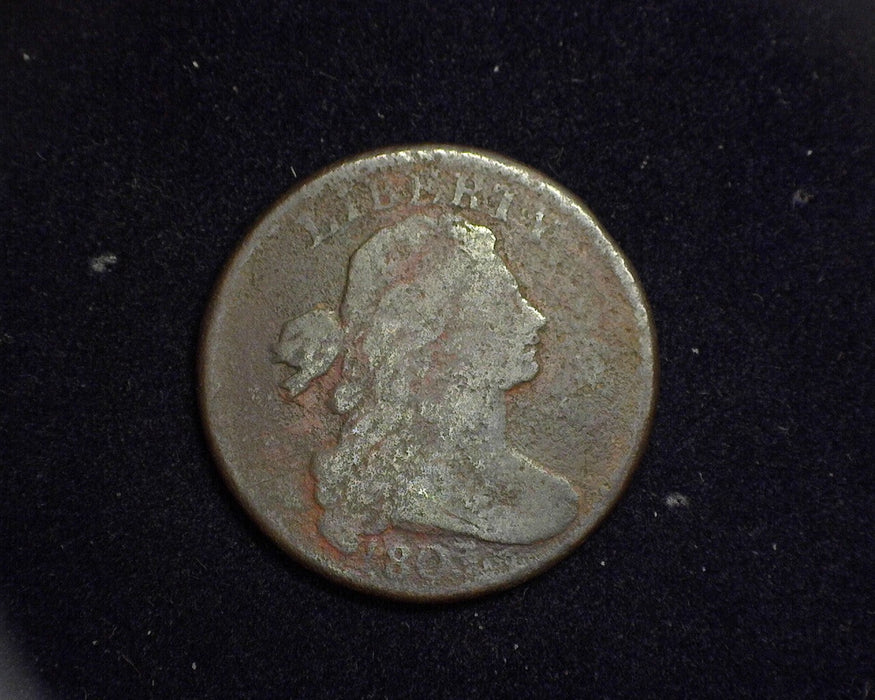 1803 Large Cent Draped Bust Cent Pitting. - US Coin