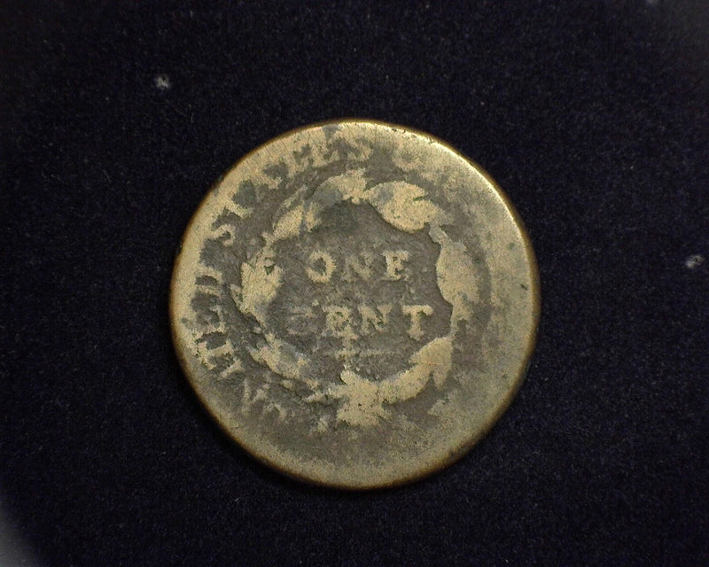 1814 Classic Head Large Cent Pitting. G - US Coin