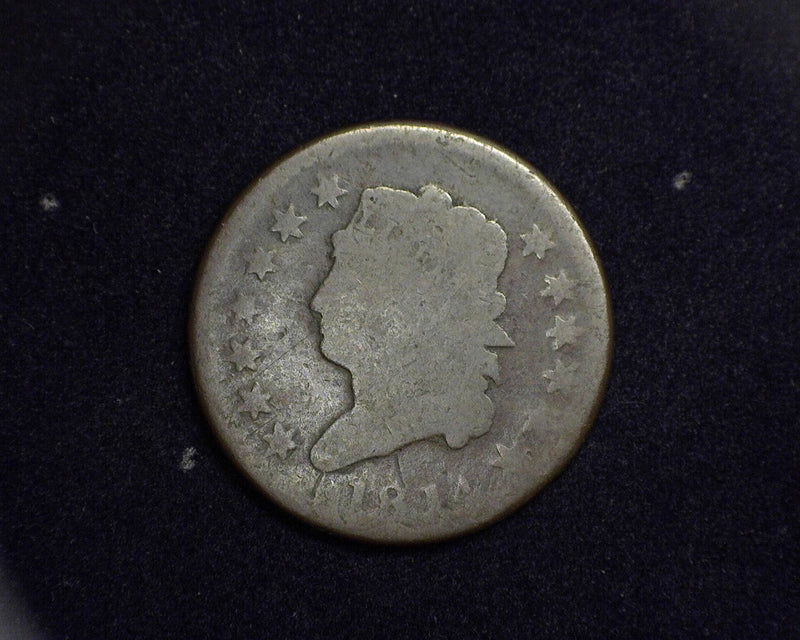 1814 Classic Head Large Cent Scratch. G - US Coin