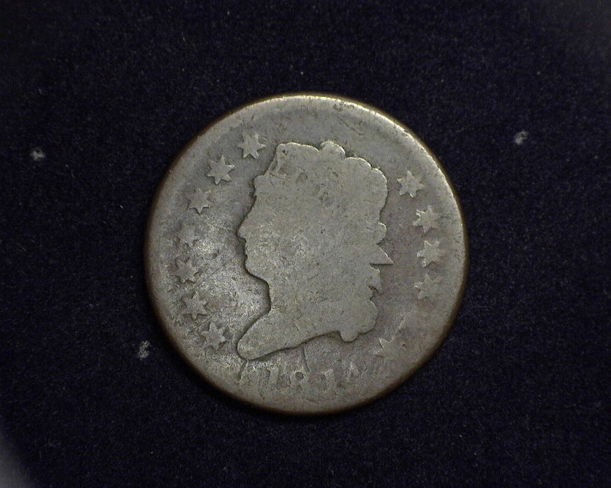 1814 Large Cent Classic Cent G Scratch. - US Coin
