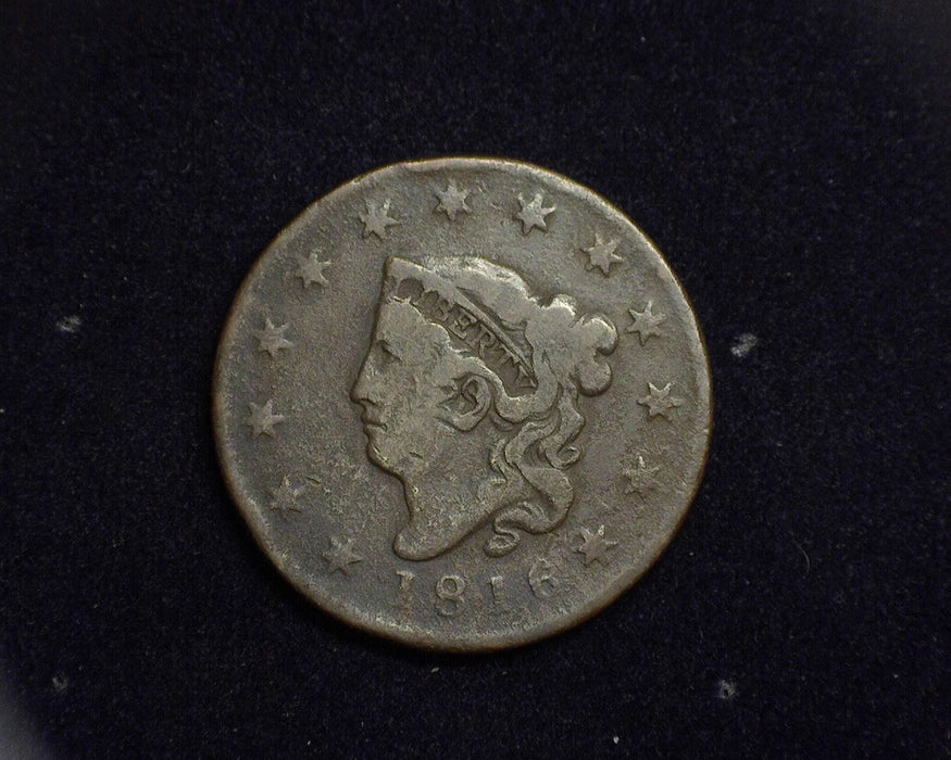 1816 Large Cent Matron Cent VG - US Coin