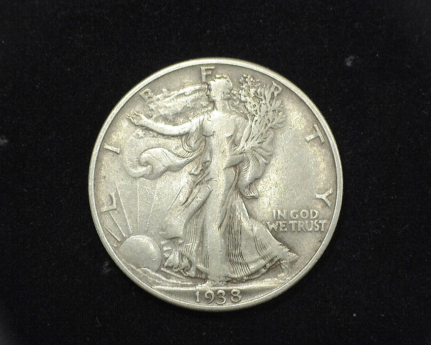 1938 D Walking Liberty Half Dollar F/VF - US Coin