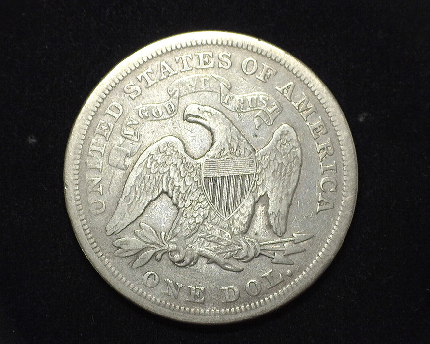 1871 Liberty Seated Dollar VG - US Coin