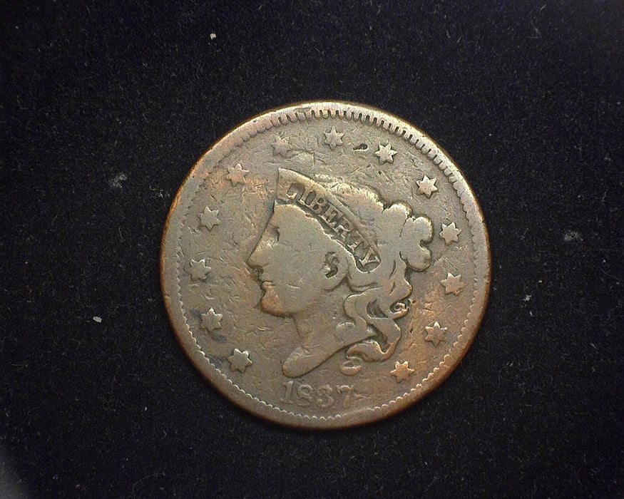 1837 Large Cent Matron Cent G - US Coin
